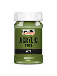 Acrylic paint matte