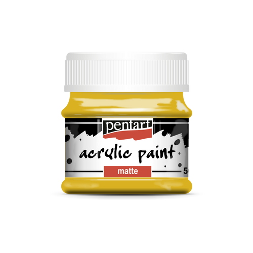 Acrylic paint matte
