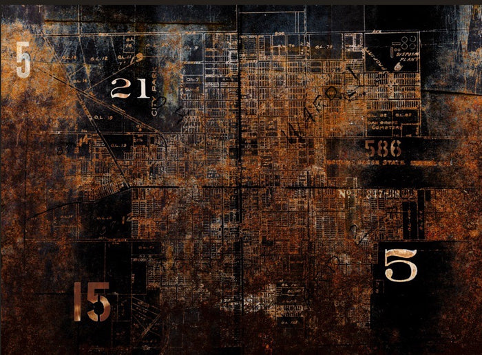 Roycycled Industrial Map