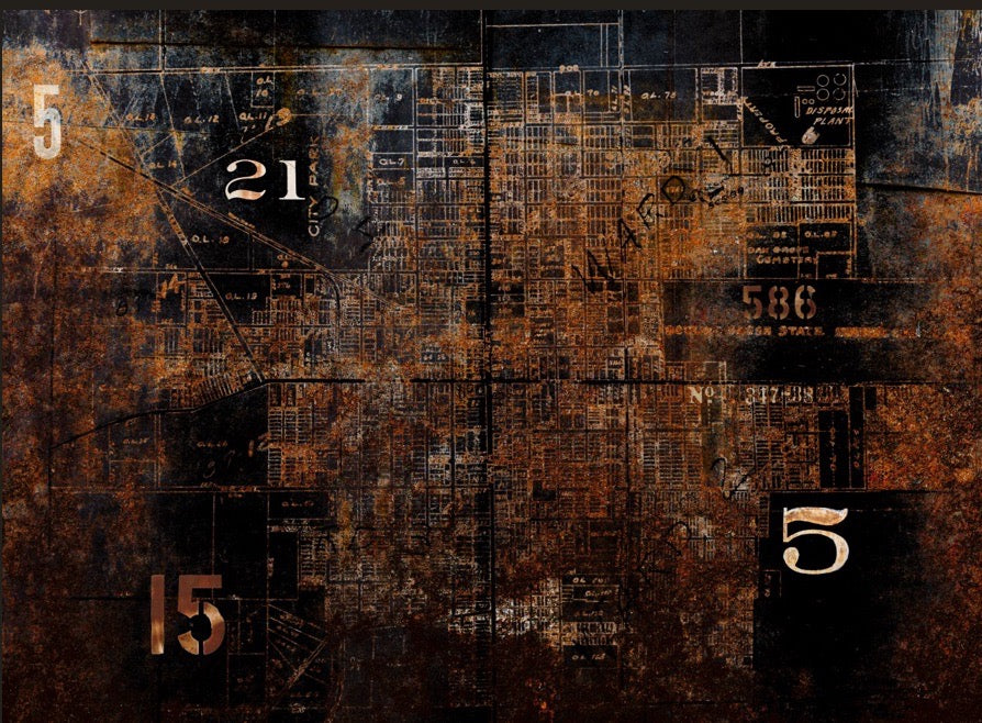 Roycycled Industrial Map