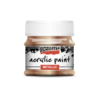 Acrylic paint metallic, design by Pentart, arts & entertainment > hobbies & creative arts > arts & crafts, for decoupage and crafting