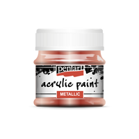 Acrylic paint metallic, design by Pentart, arts & entertainment > hobbies & creative arts > arts & crafts, for decoupage and crafting