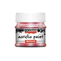 Acrylic paint metallic, design by Pentart, arts & entertainment > hobbies & creative arts > arts & crafts, for decoupage and crafting