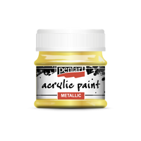 Acrylic paint metallic, design by Pentart, arts & entertainment > hobbies & creative arts > arts & crafts, for decoupage and crafting