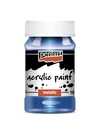 Acrylic paint metallic, design by Pentart, arts & entertainment > hobbies & creative arts > arts & crafts, for decoupage and crafting