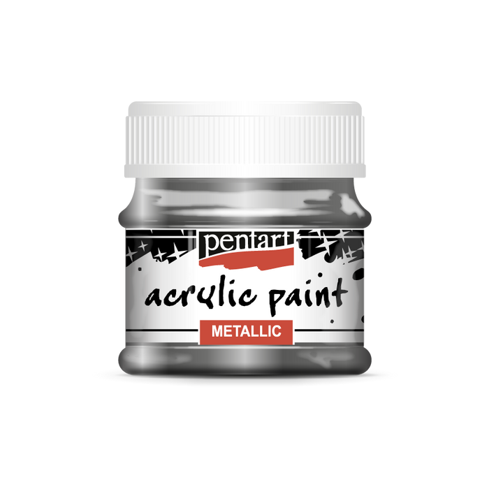 Acrylic paint metallic, design by Pentart, arts & entertainment > hobbies & creative arts > arts & crafts, for decoupage and crafting
