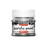 Acrylic paint metallic, design by Pentart, arts & entertainment > hobbies & creative arts > arts & crafts, for decoupage and crafting