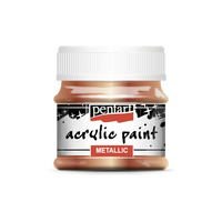 Acrylic paint metallic, design by Pentart, arts & entertainment > hobbies & creative arts > arts & crafts, for decoupage and crafting