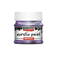 Acrylic paint metallic, design by Pentart, arts & entertainment > hobbies & creative arts > arts & crafts, for decoupage and crafting