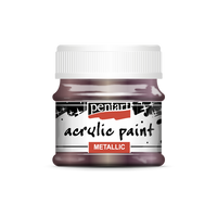 Acrylic paint metallic, design by Pentart, arts & entertainment > hobbies & creative arts > arts & crafts, for decoupage and crafting