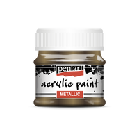 Acrylic paint metallic, design by Pentart, arts & entertainment > hobbies & creative arts > arts & crafts, for decoupage and crafting