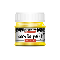Acrylic paint metallic, design by Pentart, arts & entertainment > hobbies & creative arts > arts & crafts, for decoupage and crafting