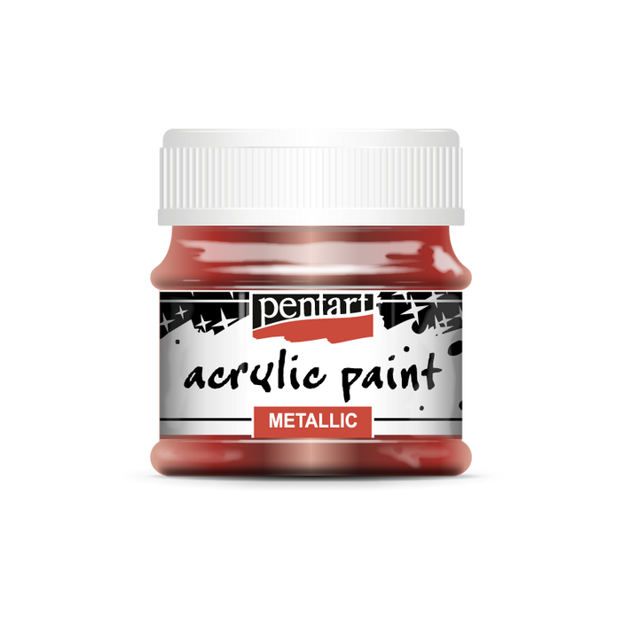 Acrylic paint metallic, design by Pentart, arts & entertainment > hobbies & creative arts > arts & crafts, for decoupage and crafting