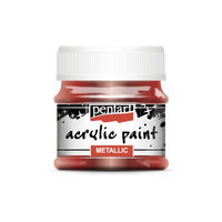 Acrylic paint metallic, design by Pentart, arts & entertainment > hobbies & creative arts > arts & crafts, for decoupage and crafting