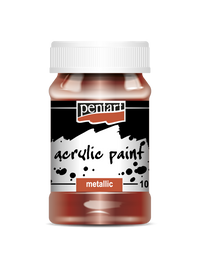 Acrylic paint metallic, design by Pentart, arts & entertainment > hobbies & creative arts > arts & crafts, for decoupage and crafting