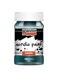 Acrylic paint metallic, design by Pentart, arts & entertainment > hobbies & creative arts > arts & crafts, for decoupage and crafting