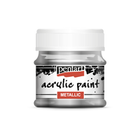 Acrylic paint metallic, design by Pentart, arts & entertainment > hobbies & creative arts > arts & crafts, for decoupage and crafting