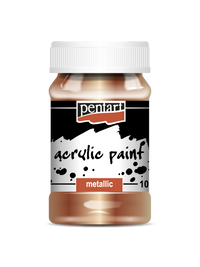 Acrylic paint metallic, design by Pentart, arts & entertainment > hobbies & creative arts > arts & crafts, for decoupage and crafting