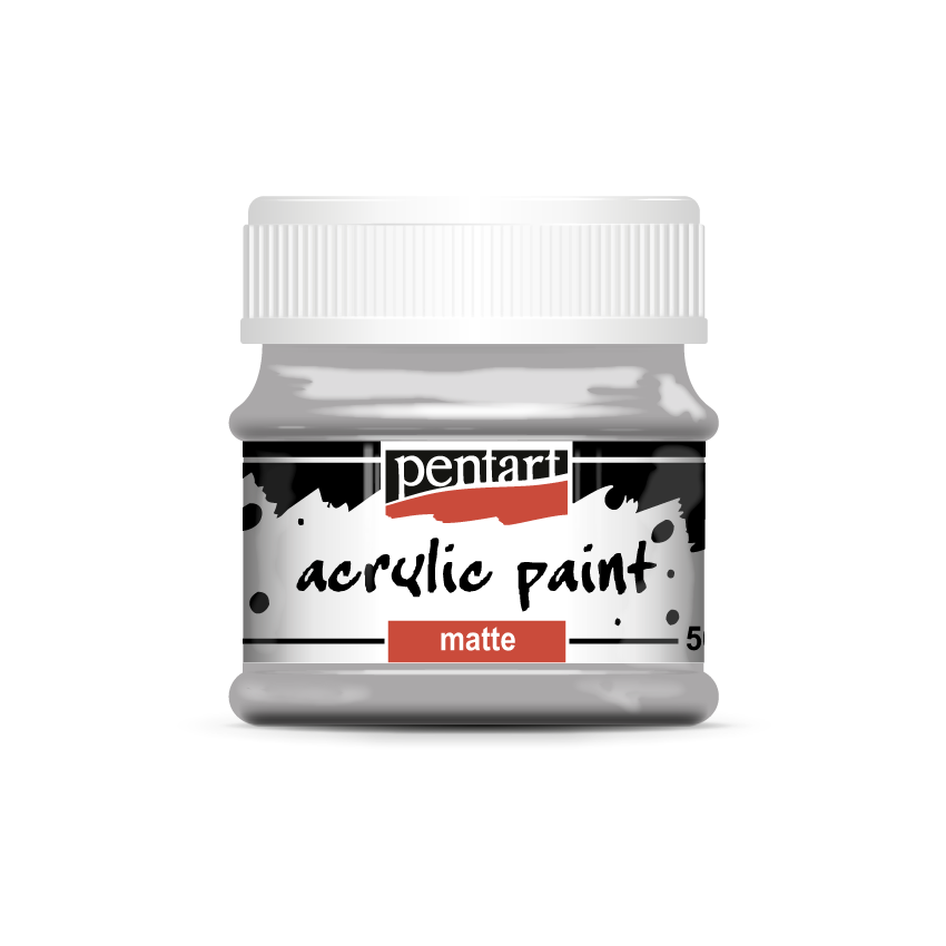 Acrylic Paint Matte, design by Pentart, arts & entertainment > hobbies & creative arts > arts & crafts > art & crafting materials > craft paint, ink & glaze > art & craft paint, for decoupage and crafting