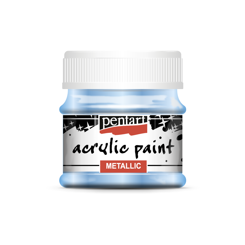 Acrylic paint metallic, design by Pentart, arts & entertainment > hobbies & creative arts > arts & crafts, for decoupage and crafting