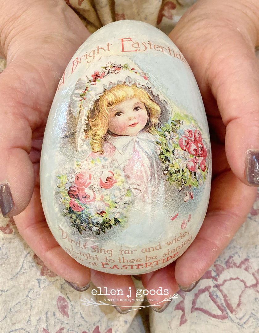 Vintage Style Easter German Egg Box