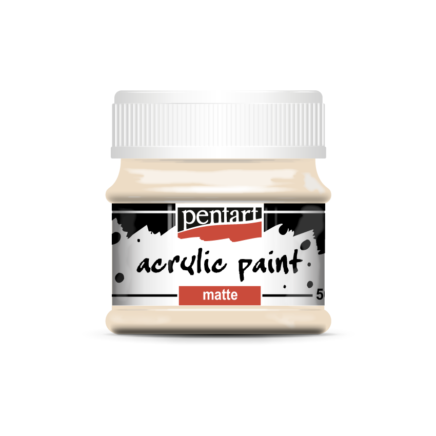Acrylic Paint Matte, design by Pentart, arts & entertainment > hobbies & creative arts > arts & crafts > art & crafting materials > craft paint, ink & glaze > art & craft paint, for decoupage and crafting