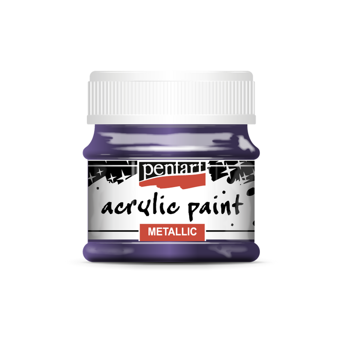 Acrylic paint metallic, design by Pentart, arts & entertainment > hobbies & creative arts > arts & crafts, for decoupage and crafting