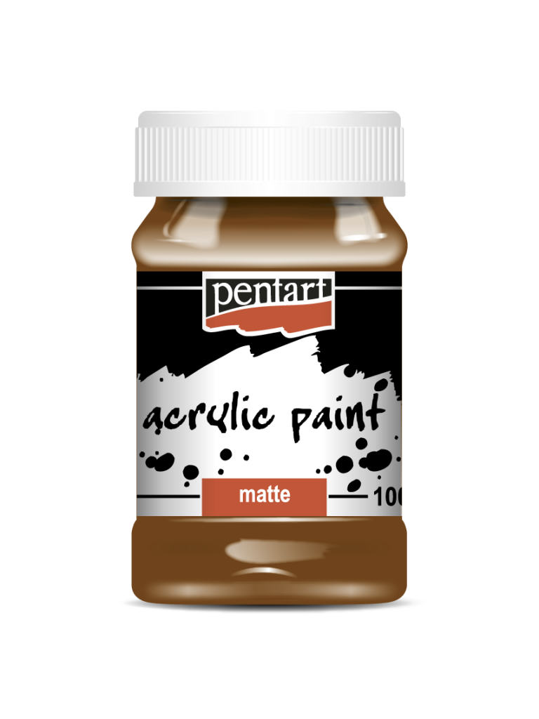 Acrylic Paint Matte, design by Pentart, arts & entertainment > hobbies & creative arts > arts & crafts > art & crafting materials > craft paint, ink & glaze > art & craft paint, for decoupage and crafting