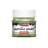 Acrylic paint metallic, design by Pentart, arts & entertainment > hobbies & creative arts > arts & crafts, for decoupage and crafting