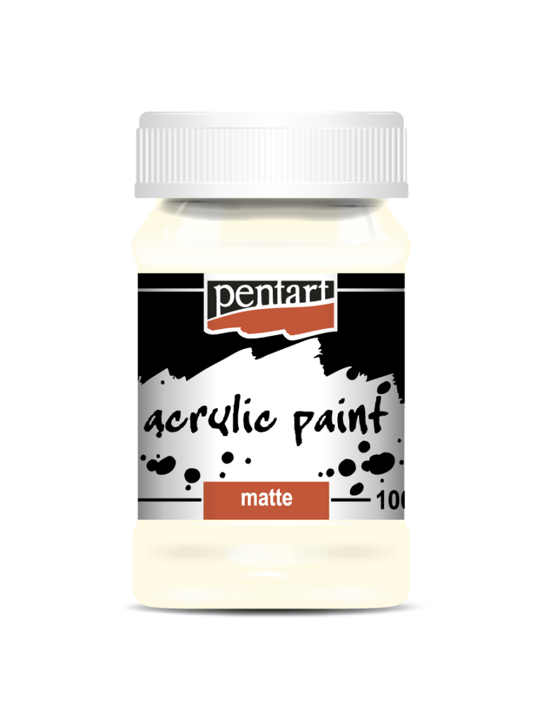 Acrylic Paint Matte, design by Pentart, arts & entertainment > hobbies & creative arts > arts & crafts > art & crafting materials > craft paint, ink & glaze > art & craft paint, for decoupage and crafting