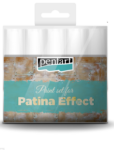 Pentart Patina Effect  Acrylic Paint Set