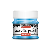 Acrylic paint metallic, design by Pentart, arts & entertainment > hobbies & creative arts > arts & crafts, for decoupage and crafting