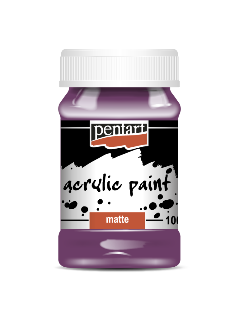 Acrylic Paint Matte, design by Pentart, arts & entertainment > hobbies & creative arts > arts & crafts > art & crafting materials > craft paint, ink & glaze > art & craft paint, for decoupage and crafting