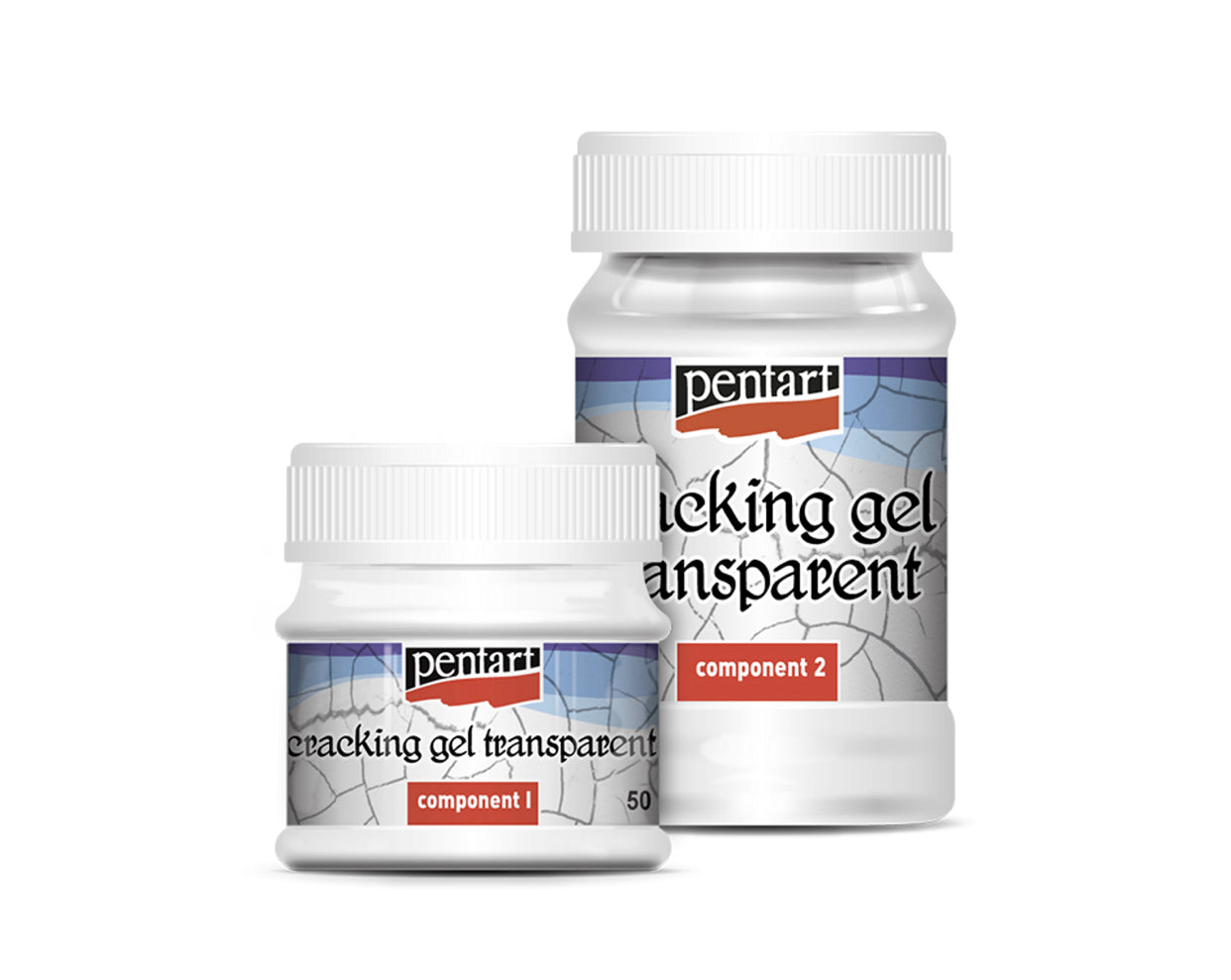 Pentart Transparent Cracking Gel, design by Pentart, arts & entertainment > hobbies & creative arts > arts & crafts, for decoupage and crafting