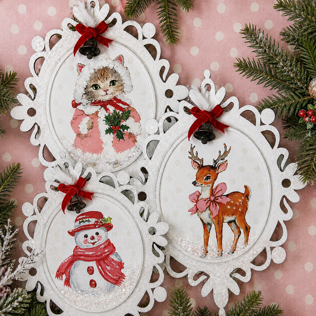 LOCAL WORKSHOP! Ornament for Beginners! In person at ellen j goods Sunday October 25 2pm