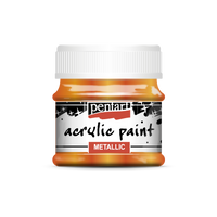 Acrylic paint metallic, design by Pentart, arts & entertainment > hobbies & creative arts > arts & crafts, for decoupage and crafting