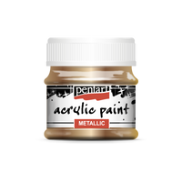 Acrylic paint metallic, design by Pentart, arts & entertainment > hobbies & creative arts > arts & crafts, for decoupage and crafting