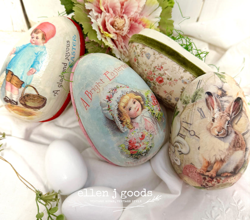 Vintage Style Easter German Egg Box