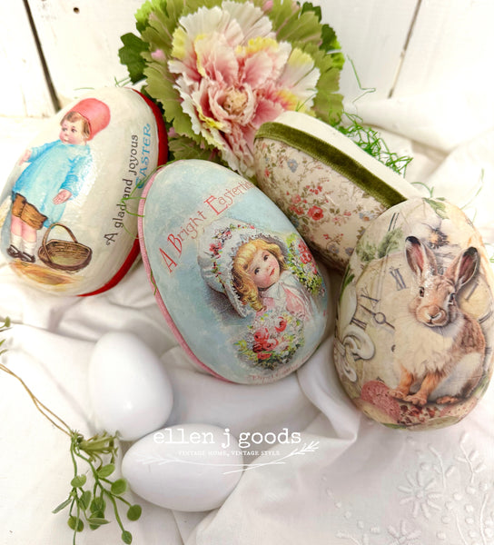 Vintage Style Easter German Egg Box