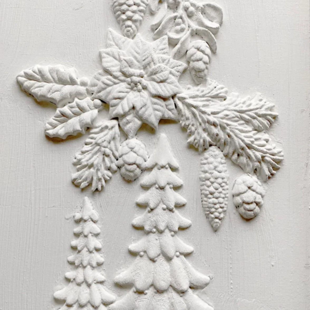 Boughs of Holly 6x10 Decor Moulds