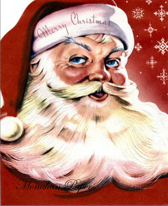 Merry Christmas Retro Santa (052) C48