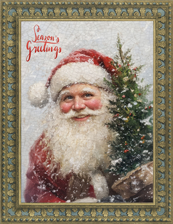 Seasons Greetings Santa (052) C712