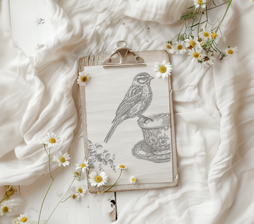 Charlotte  IOD Décor Stamp