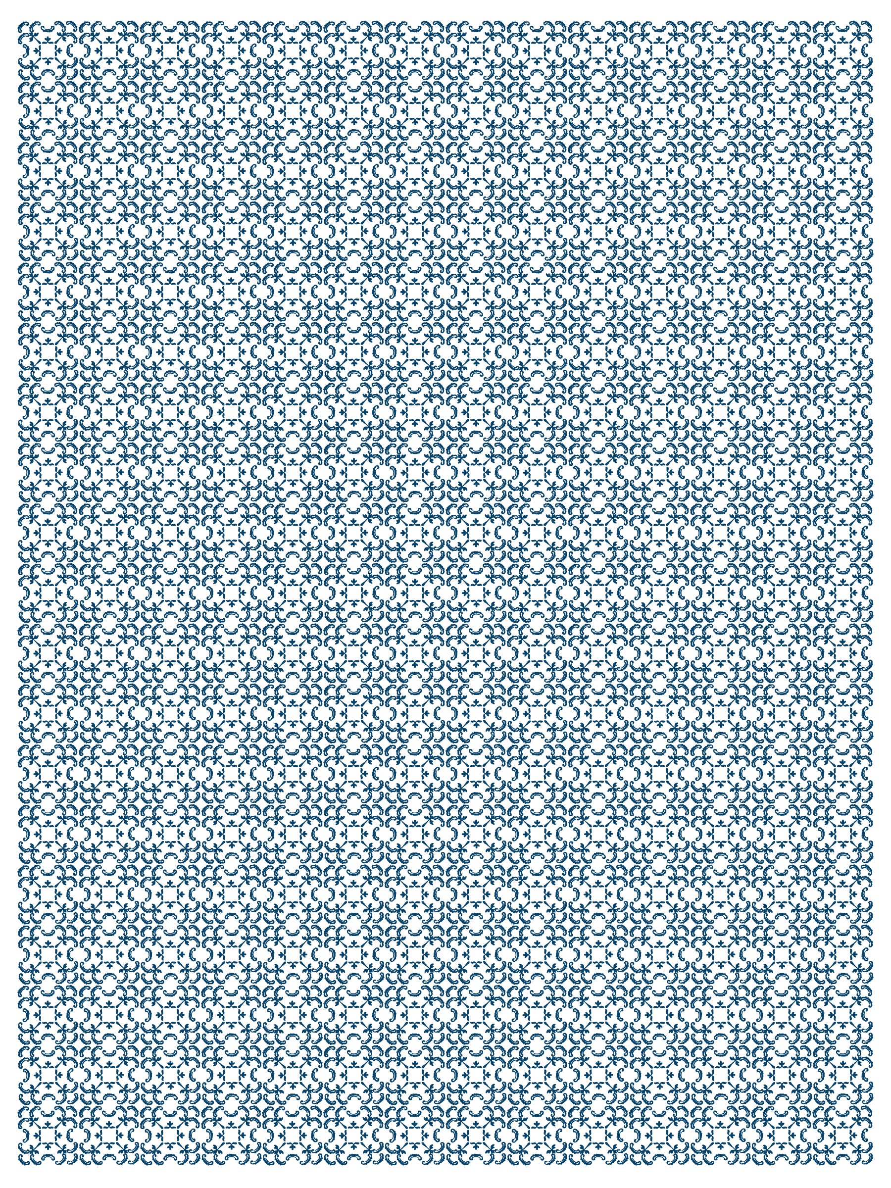 Delft Blue  IOD Paint Inlay