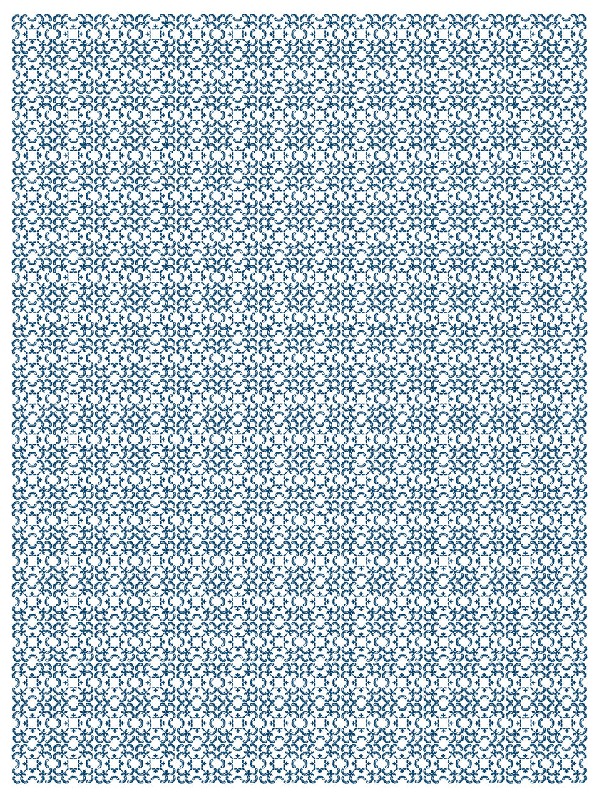 Delft Blue  IOD Paint Inlay