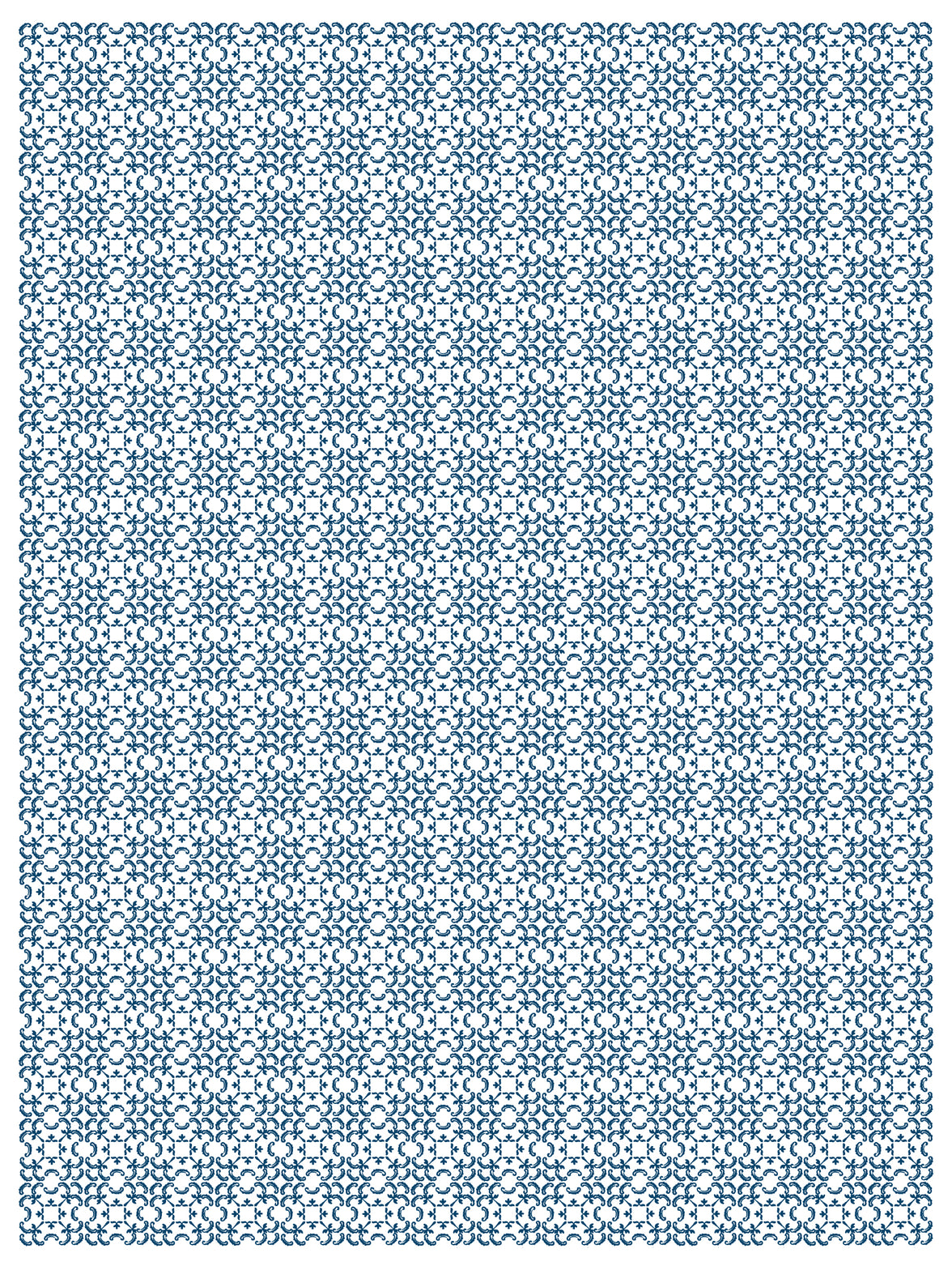 Delft Blue  IOD Paint Inlay