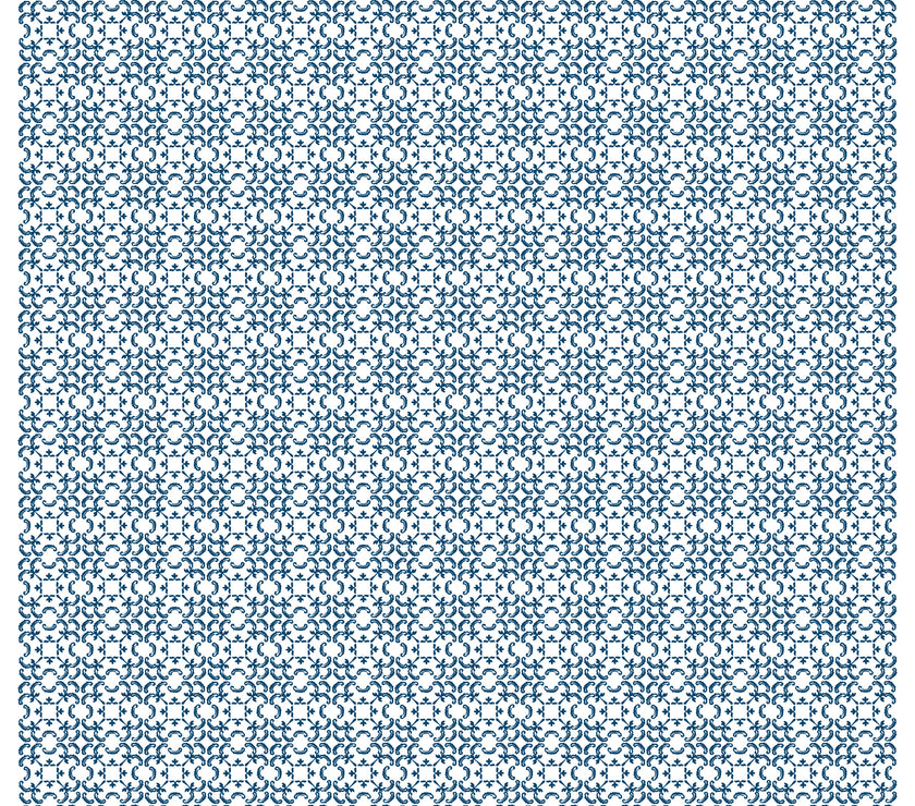 Delft Blue  IOD Paint Inlay