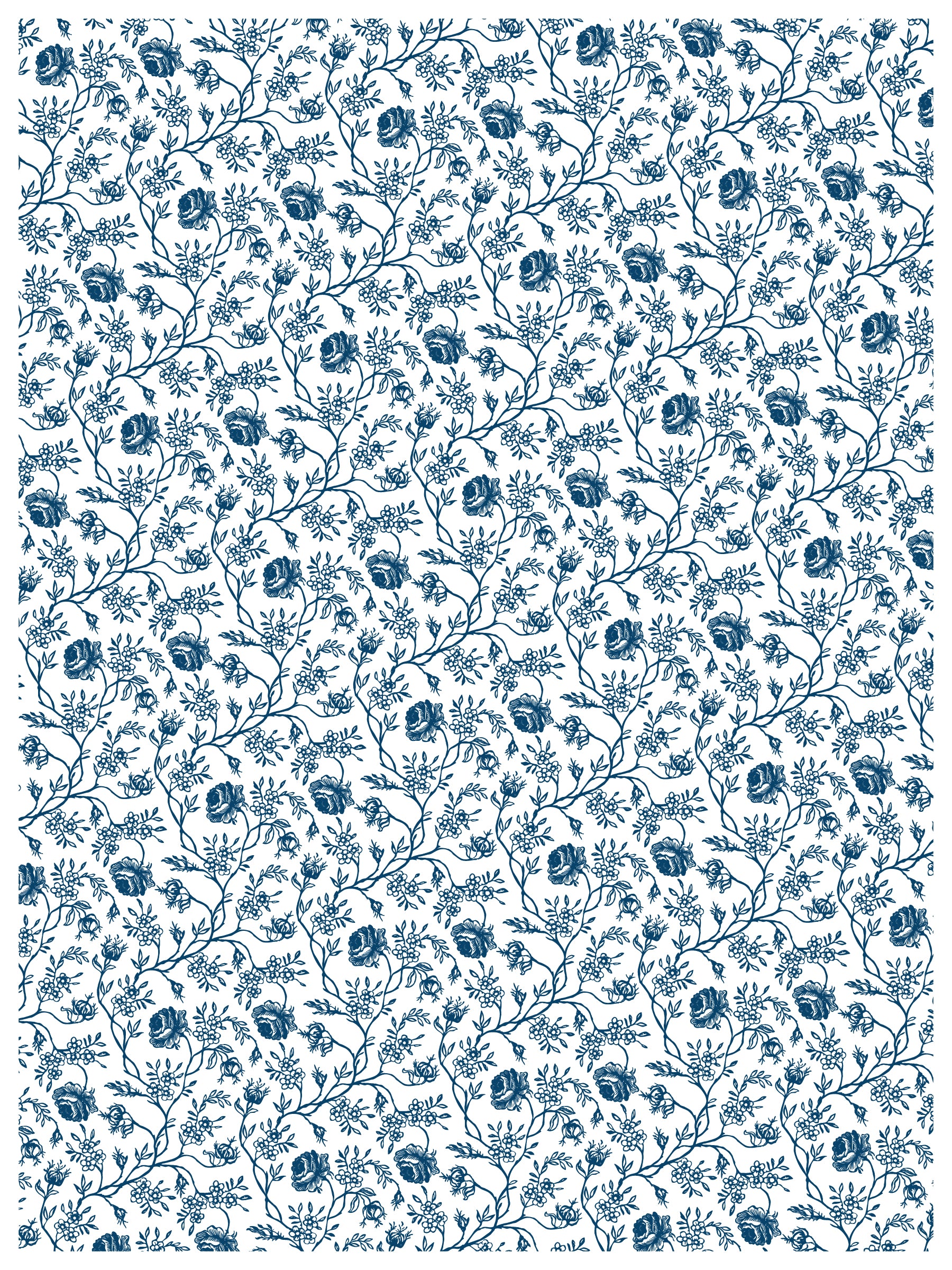 Delft Blue  IOD Paint Inlay