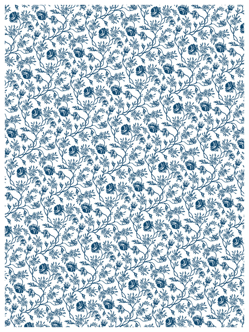 Delft Blue  IOD Paint Inlay