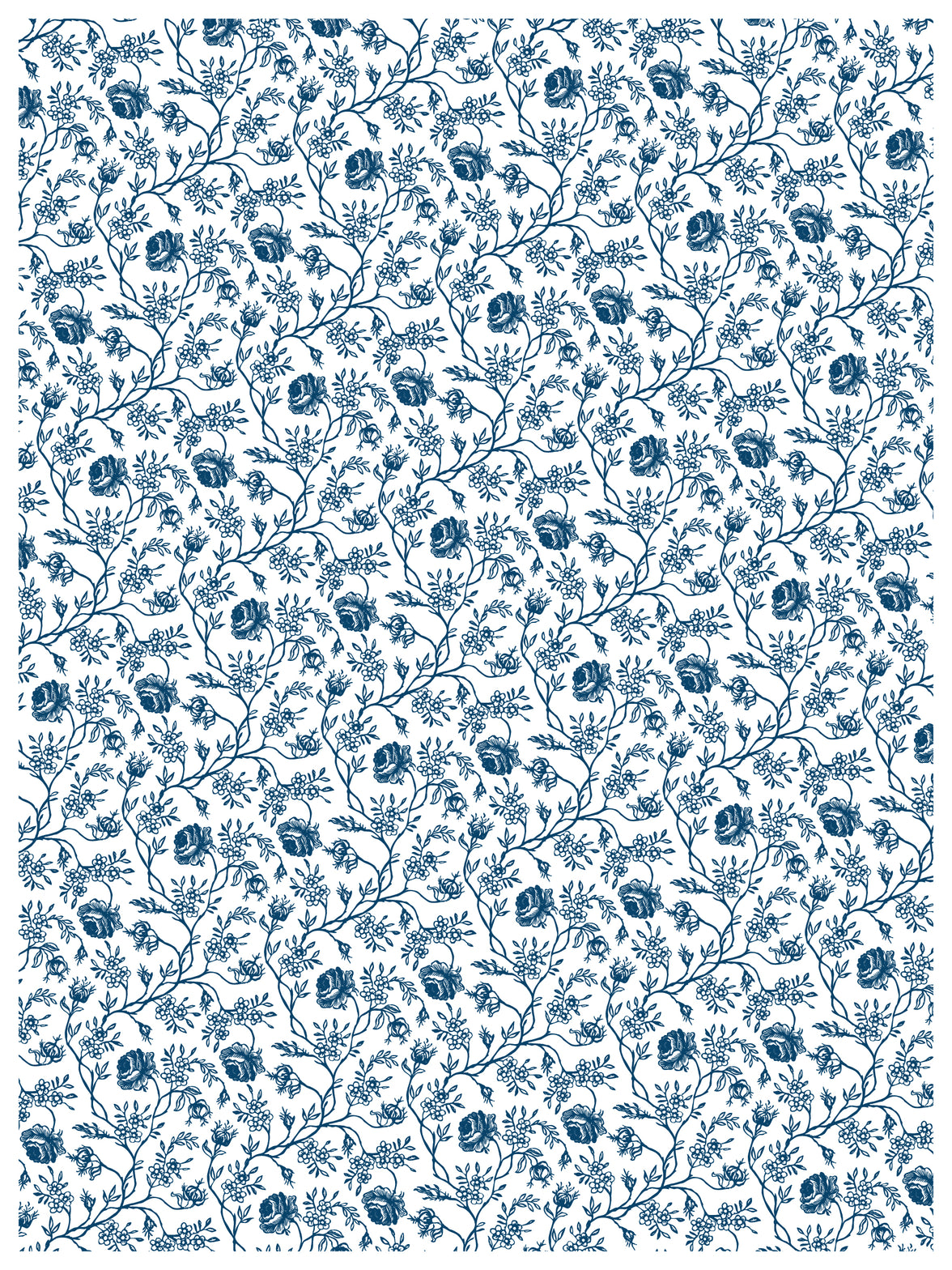 Delft Blue  IOD Paint Inlay